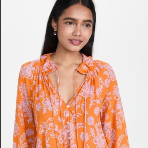 Xirena Dress in Tropicana Orange - Picture 1 of 5